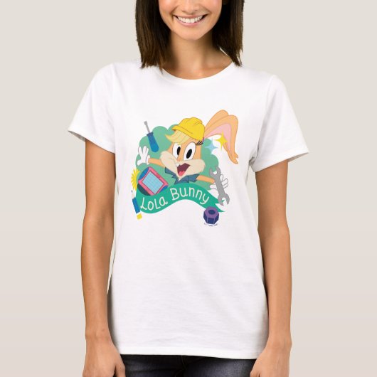 BUGS BUNNY BUILDERS™| Lola Bunny Character Graphic T-shirt (Voorkant)
