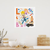 BUGS BUNNY BUILDERS™| Lola Bunny Work Tools Poster (Keuken)