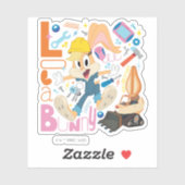 BUGS BUNNY BUILDERS™| Lola Bunny Work Tools Sticker (Vel)