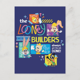 BUGS BUNNY BUILDERS™  Looney Builders Collage Briefkaart