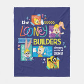 BUGS BUNNY BUILDERS™| Looney Builders Collage Fleece Deken (Voorkant)