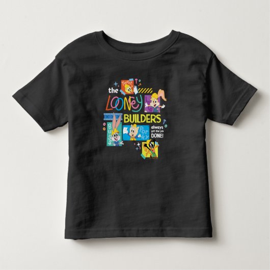 BUGS BUNNY BUILDERS™| Looney Builders Collage Kinder Shirts (Voorkant)