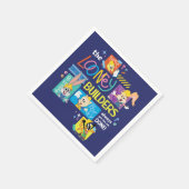 BUGS BUNNY BUILDERS™| Looney Builders Collage Servet (Hoek)