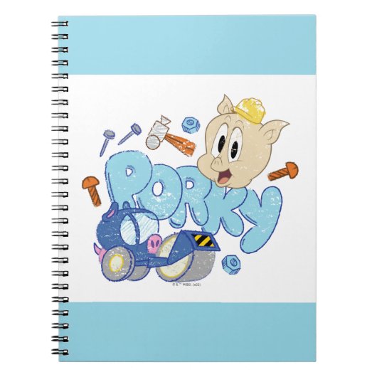 BUGS BUNNY BUILDERS™| Porky-schets Notitieboek (Voorkant)