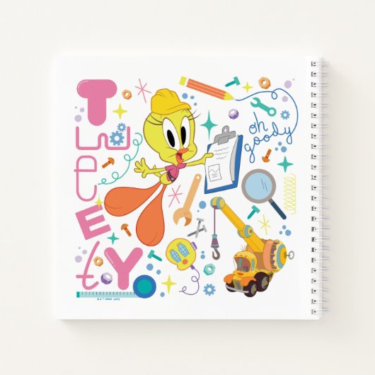 BUGS BUNNY BUILDERS™| TWEETY™ Werk Gereedschap Notitieboek (Achterkant)