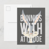 BUGS BUNNY™ Bunnies met hoogte Briefkaart (Voorkant / Achterkant)