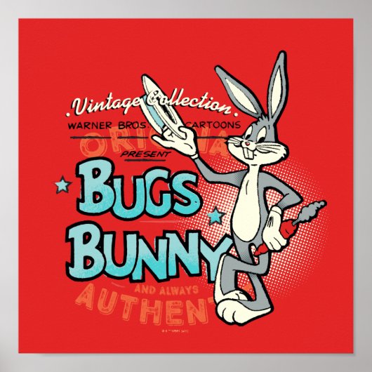 BUGS BUNNY™  Collectie Character Graphic Poster (Voorkant)