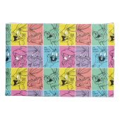 BUGS BUNNY™ Color Block Expressies Kussensloop (Achterkant)