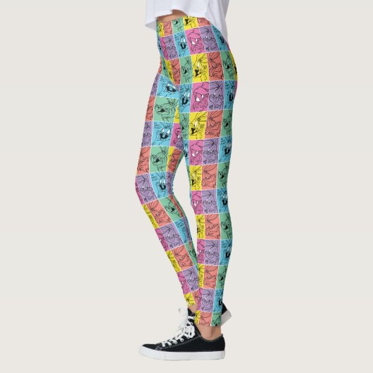 BUGS BUNNY™ Color Block Expressies Leggings (Links)