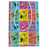 BUGS BUNNY™ Color Block Expressies Medium Cadeauzakje (Voorkant)