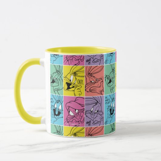 BUGS BUNNY™ Color Block Expressies Mok (Links)
