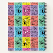 BUGS BUNNY™ Color Block Expressies Notitieboek (Achterkant)