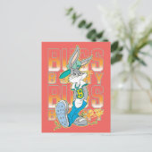 BUGS BUNNY™ Cool School Outfit Briefkaart (Staand voorkant)