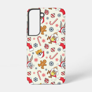 BUGS BUNNY™, DAFFY DUCK™ & Lola Kerstpatroon Samsung Galaxy Hoesje