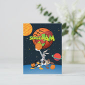 BUGS BUNNY™, DAFFY DUCK™ & TAZ™ JAM™ Logo Uitnodiging Briefkaart (Staand voorkant)