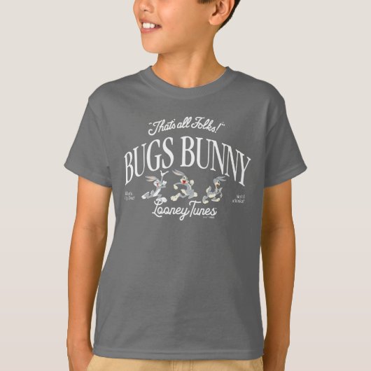 BUGS BUNNY™ Door de Jaren Hinnen T-shirt (Voorkant)