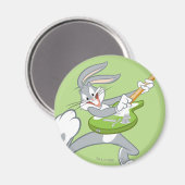 BUGS BUNNY™ draait op gitaar Magneet (Voorkant / Achterkant)