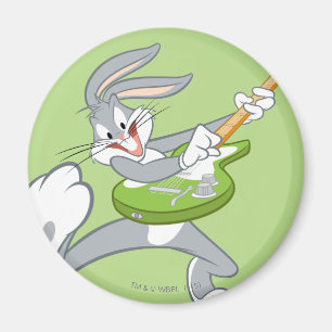 BUGS BUNNY™ draait op gitaar Magneet