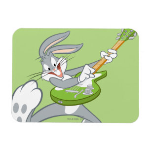 BUGS BUNNY™ draait op gitaar Magneet