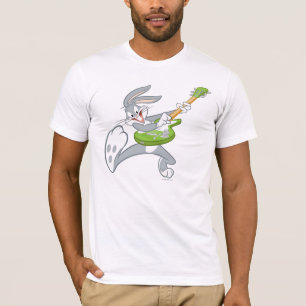 BUGS BUNNY™ draait op gitaar T-shirt