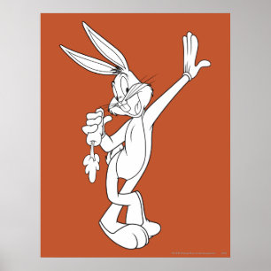 BUGS BUNNY™ Eet Wortel Poster