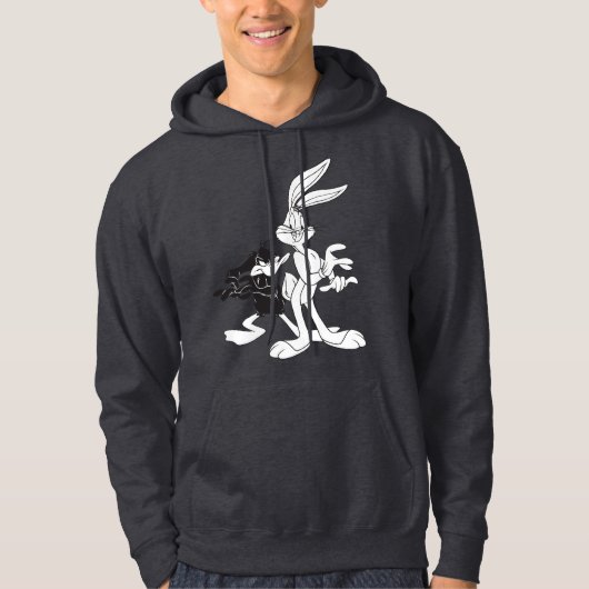 BUGS BUNNY™ en DAFFY DUCK™ Hoodie (Voorkant)