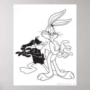 BUGS BUNNY™ en DAFFY DUCK™ Poster