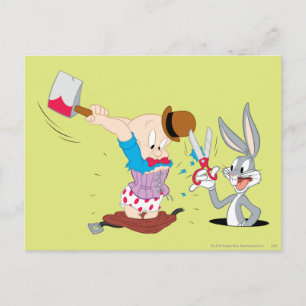 BUGS BUNNY™ en ELMER FUDD™ Briefkaart