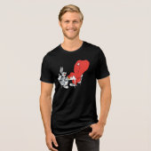 BUGS BUNNY™ en Gossamer Tri-Blend Shirt (Voorkant volledig)
