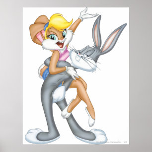 BUGS BUNNY™ en Lola Bunny Poster