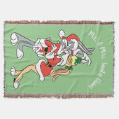 BUGS BUNNY™ en Lola Mistletoe Kiss Deken (Voorkant)