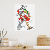 BUGS BUNNY™ en Lola Mistletoe Kiss Poster (Keuken)