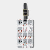 BUGS BUNNY™ Expression Blokken Bagagelabel (Voorkant verticaal)