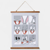 BUGS BUNNY™ Expression Blokken Hangend Wandkleed (Voorkant)