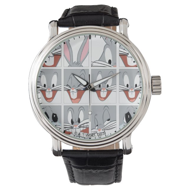 BUGS BUNNY™ Expression Blokken Horloge (Voorkant)