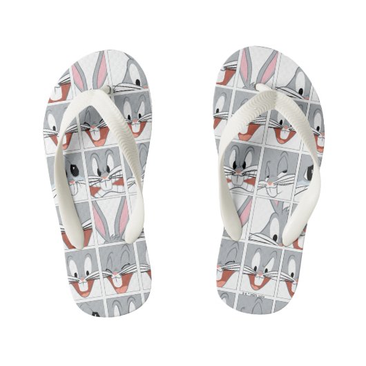 BUGS BUNNY™ Expression Blokken Kinder Teenslippers (Voetbed)