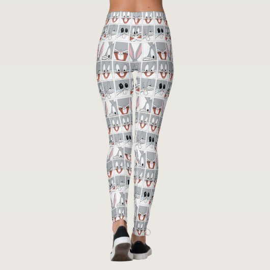 BUGS BUNNY™ Expression Blokken Leggings (Achterkant)