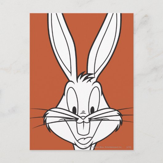 BUGS BUNNY™ Face-glimlach Briefkaart (Voorkant)