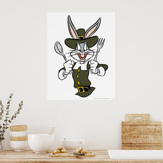 BUGS BUNNY™ Feasting Time Poster (Keuken)