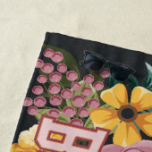 BUGS BUNNY™ Floral Embroidery Graphic Strandlaken (In situ)