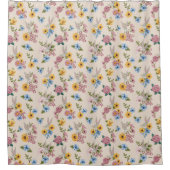 BUGS BUNNY™ Floral Embroidery Pattern Douchegordijn (Voorkant)