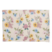 BUGS BUNNY™ Floral Embroidery Pattern Kussensloop (Voorkant)
