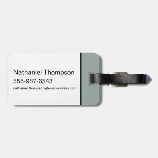 BUGS BUNNY™ Golfing - Hole in One Club Bagagelabel (Achterkant horizontaal)