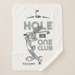 BUGS BUNNY™ Golfing - Hole in One Club Sherpa Deken