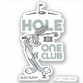 BUGS BUNNY™ Golfing - Hole in One Club Sticker (Voorkant)