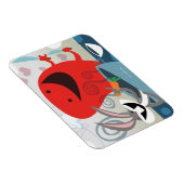 BUGS BUNNY™ & Gossamer Whimsical Meal Prep Magneet (Rechterzijde)