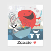 BUGS BUNNY™ & Gossamer Whimsical Meal Prep Sticker (Vel)