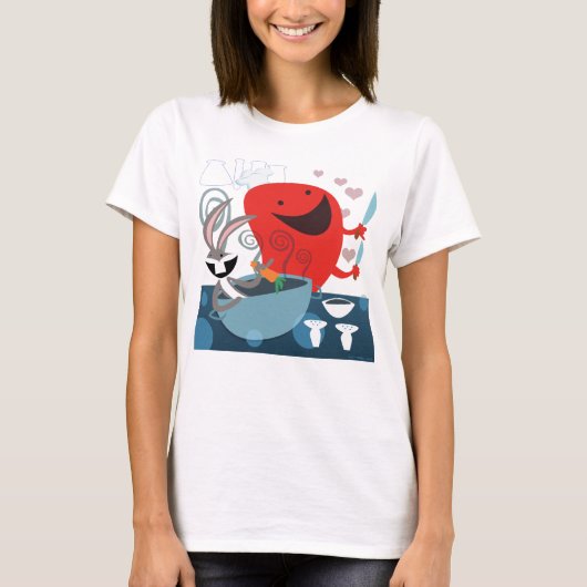 BUGS BUNNY™ & Gossamer Whimsical Meal Prep T-shirt (Voorkant)
