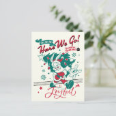 BUGS BUNNY™ - Ho Ho Ho, Daar gaan we! Feestdagenkaart (Staand voorkant)