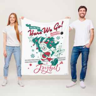 BUGS BUNNY™ - Ho Ho Ho, Hare we gaan! Fleece Deken